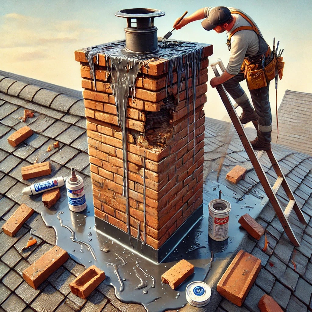 Professional Chimney Leak Repair Webster MI - Expert Water Damage Prevention by Chimney Sweep Webster